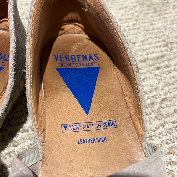 Verbenas Espadrilles Carmen Suede Made in Spain Neutral Gray Women’s EU 38 - Picture 9 of 12